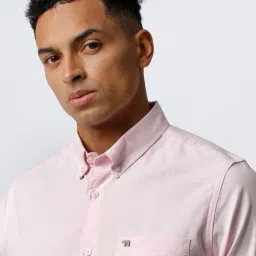 the bear house Men Slim Fit Shirt with Patch Pocket image 5