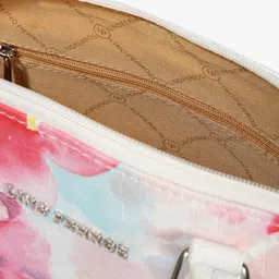 lino perros Floral Print Satchel Bag image 5