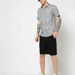 yousta Men Printed Regular Fit Shirt image 5