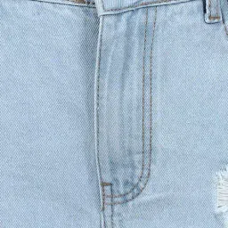 Shein Full Length Heavy Distress Boyfriend Fit Jeans image 5