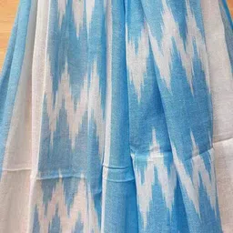 molcha by babita singh Ikat Dupatta with Tassels image 5