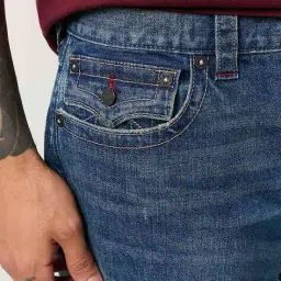 true religion Mid Rise Washed Jeans image 5