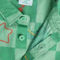 mini klub Checked Shirt with Placement Print image 5