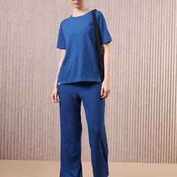 technosport Women Self-design Flared Track Pants image 5