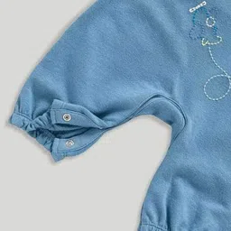 mothercare Boys Embroidered Dungaree with Polo Bodysuit Set image 5