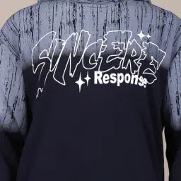 Shein Drop Shoulder Typographic Back Print Hoodie image 5