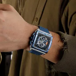 naviforce Men NF8064 S BE BE Chronograph Watch with Tang Buckle  image 5