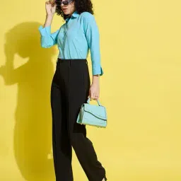 dimpy garments Women Regular Fit Spread-Collar Shirt image 5