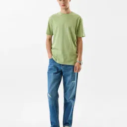 snitch Men Relaxed Jeans with 5-Pocket Styling  image 5
