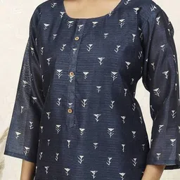 biba Women Floral Print 3-Piece Dress Material image 5