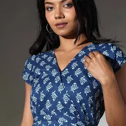 acai Women Printed A-Line Dress image 5