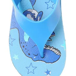 r&b Boys Printed Thong-Strap Flip-Flops with Velcro Fastening image 5