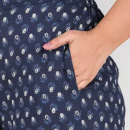 aramya Women Floral Print Pants with Insert Pocket image 5