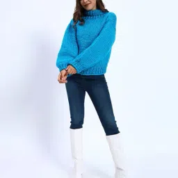 sugercandy Women Textured Pullover image 5