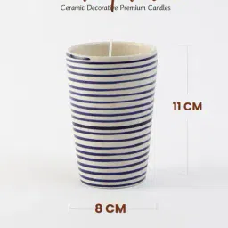 vareesha Cylindrical Ceramic Candle image 5