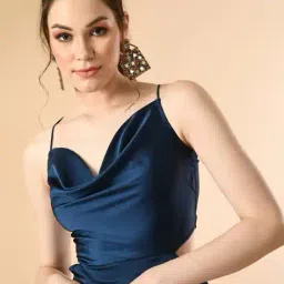 pretty loving thing Women A-Line Dress with Back Tie-Up image 5