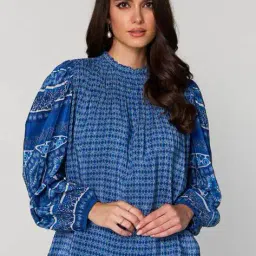 style island Women Geometric Relaxed Fit Top image 5