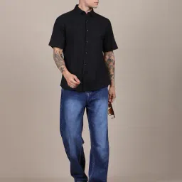 Shein Full Length Fly With Button Closure Mid Wash Jeans image 5