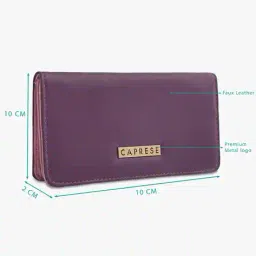 caprese Zip-Around Wallet with Brand Metal Accent image 5