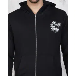 Shein Typographic Back & Placement Print Zipped Hoodie image 5