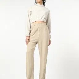 sam Women Relaxed Fit Crop Hoodie image 5