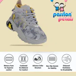 passion petals Boys Lace-Up Sneakers with PU Upper image 5