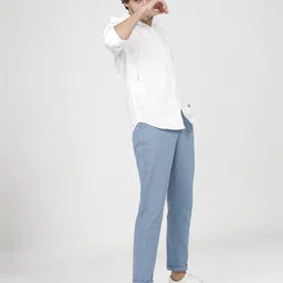 ketch Slim Fit Flat-Front Chino Trousers image 5