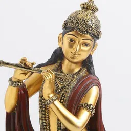 home centre Polyresin Standing Krishna Figurine image 5