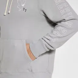american eagle Men Micro-Print Full-Length Hoodie image 5