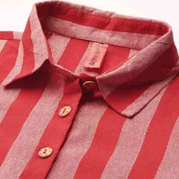 cottinfab Women Striped Jumpsuit with Insert Pockets image 5