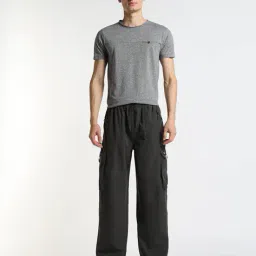 altheory sport by azorte Solid Utility Cargo Pants image 5