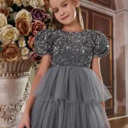 avsar trendz Girls Fit and Flare Dress image 5