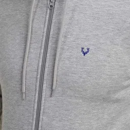 allen solly Men Regular Fit Textured Hooded Sweatshirt image 5