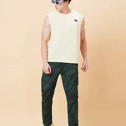 being human Men Printed Straight Fit Track Pants image 5