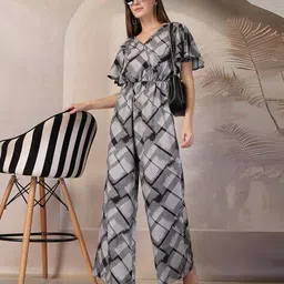 oomph! Women Printed Jumpsuit with Insert Pockets image 5