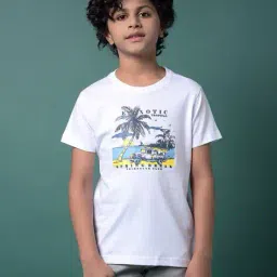 crimsoune club Boys Self-design Slim Fit Shirt image 5