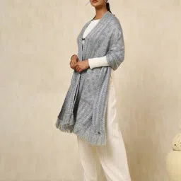 soch Women Woven Shawl image 4