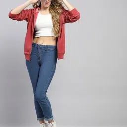 monte carlo Women Graphic Print Zip-Up Hoodie image 5