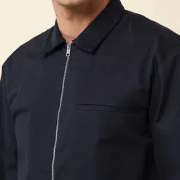 u.s. polo assn. Cotton Regular Fit Zip Front Shacket image 5