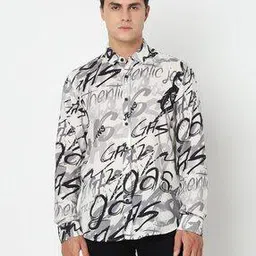 gas All-Over Print Regular Fit Full Sleeve Shirt with Classic Collar-picture-53