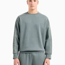 armani exchange Brand Print Regular Fit Crew-Neck Sweatshirt-picture-30