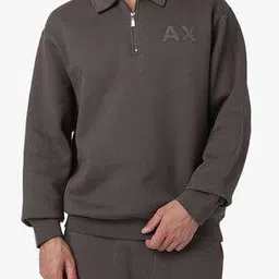 armani exchange Men Regular Fit Sweatshirt with Logo Embroidery-picture-24