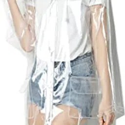 ketkar Rain Ponchos Transparent Raincoats With Hood For Adults Clear Raincoat For Women And Men image 3