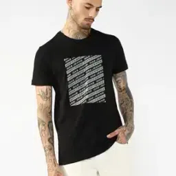 gas Men Brand Print Regular Fit Crew-Neck T-Shirt-picture-34