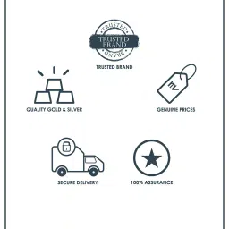 iski uski 18 KT Yellow Gold Stone-Studded Eternal Love Solitaire Ring image 5