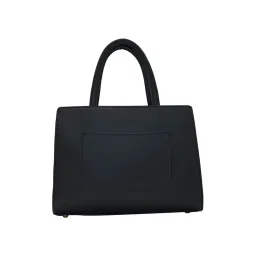 ROCIA Women Black Solid Hand Bag with Detachable Strap image 5