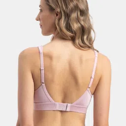 Jockey 1856 Wirefree Padded Soft Touch Microfiber Elastane T-Shirt Bra-Fragrant Lavender image 3
