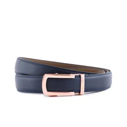 HALDEN Men Textured Leather Formal Belt image 1