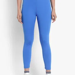 Wearjukebox Women Blue Solid Tights-picture-14