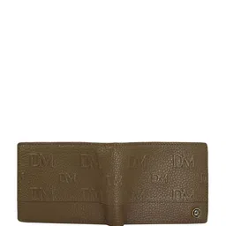 Da Milano Men Typography Textured Leather Two Fold Wallet image 5